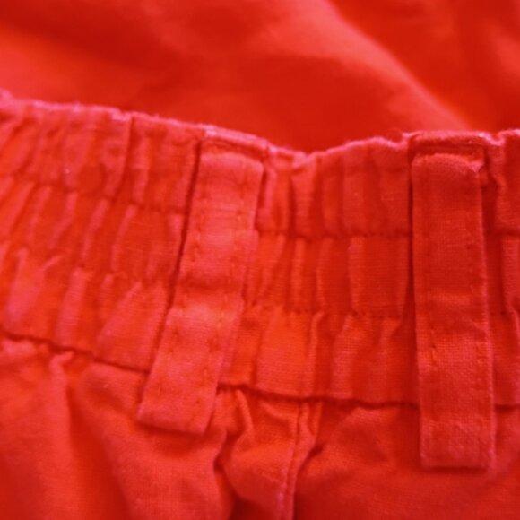 Zara Woman Red Flared Linen Pants | High Waist Wide Leg Trousers | Size XS - Picture 8 of 8